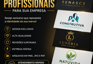 Eu vou criar um logotipo profissional para sua marca.