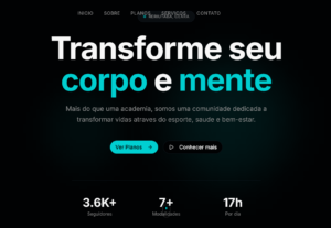 Eu vou criar um site profissional e funcional.