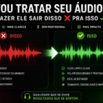 Eu vou tratar seu áudio musica/podcast/videos