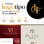 Eu vou Criar seu Logotipo estilo Monograma / Iniciais