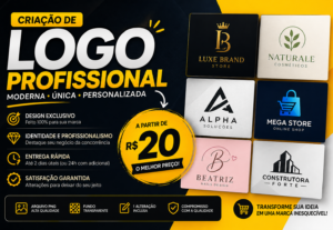 Eu vou criar sua logo Personalizada
