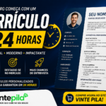 Eu vou Fazer currículo profissional em 12 horas