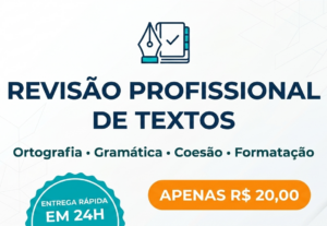 Eu vou revisar e corrigir o seu texto com perfeição