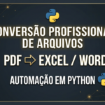 Eu vou Converter, organizar, extrair dados de arquivos