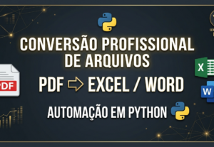 Eu vou Converter, organizar, extrair dados de arquivos