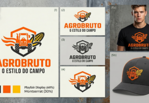 Eu vou fazer Design identidade visual logo marca para sua em...