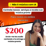 Eu vou dar vida a sua composição sem IA e na sua voz