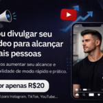 Eu vou impulsionar seu vídeo para alcançar mais pessoas