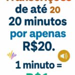 Eu vou Fazer as suas transcrições