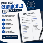 Eu vou Fazer currículo profissional simples e organizado ráp...
