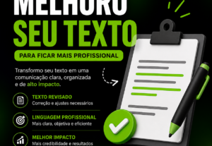 Eu vou Melhorar seu texto para ficar mais profissional