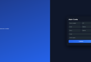Eu vou fazer o front de site para você