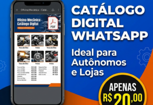 Eu vou criar seu Catálogo de Serviços Profissional