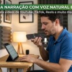 Eu vou gravar uma narração com voz natural para seu video