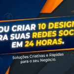 Eu vou criar 10 artes profissionais para suas redes sociais