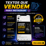 Eu vou criar textos que vendem para seu Instagram