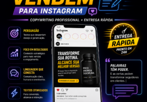Eu vou criar textos que vendem para seu Instagram