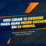 Eu vou criar 10 artes profissionais para suas redes sociais