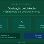 Eu vou analisar seu linkedin e entregar ajustes