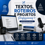 Eu vou Criar textos e fazer seu projeto, sua palestra e etc....