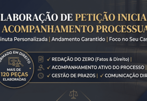 Eu vou fazer sua minuta de petição inicial ou impulsionar pr...