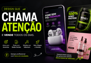 Eu vou Criar artes que fazem seu produto parecer caro