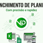 Eu vou organizar seus dados em planilhas do Excel