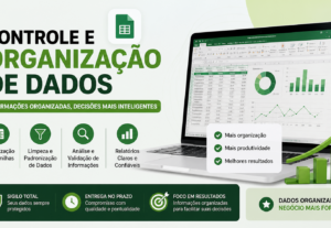 Eu vou organizar seus dados com eficiência.