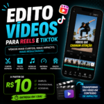 Eu vou fazer Edição de Vídeo para Tik Tok e Reels