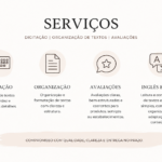 Eu vou digitar textos e fazer avaliações simples sob pedido
