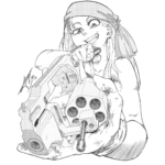 Eu vou fazer um desenho do seu personagem