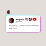 Eu vou editar 3 vídeos verticais/curtos pra você