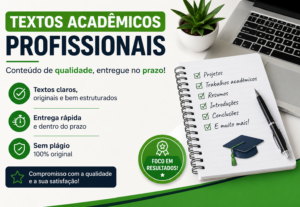 Eu vou fazer textos profissionais para seu projeto