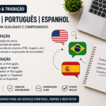 Eu vou fazer digitação e tradução