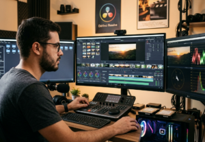 Eu vou fazer correção de cor e color grading do seu vídeo