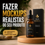 Eu vou fazer 10 mockups realistas do seu produto