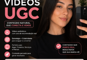 Eu vou produzir UGC natural e profissional