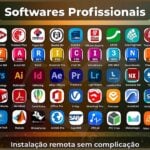 Eu vou fazer Instalação de AutoCAD, Adobe, Corel e SolidWork...