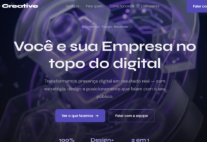 Eu vou fazer uma landing page em HTML personalizada pra você