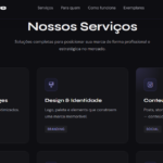 Eu vou fazer uma landing page em HTML personalizada pra você