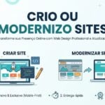 Eu vou criar ou modernizar o visual do seu site e Landing Pa...