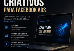 Eu vou criar 3 criativos para Facebook e Instagram Ads