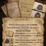 Eu vou fazer documentos para o seu rpg e também videos