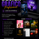 Eu vou criar flyer profissional para culto, esporte e evento...