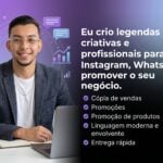 Eu vou Criar legendas criativas e profissionais para você.