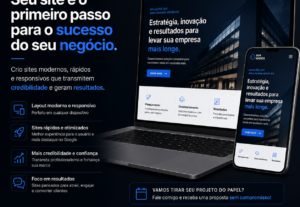 Eu vou fazer um site profissional para sua o seu negócio