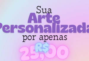 Eu vou fazer seu convite, estampa e arte personalizada