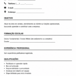 Eu vou fazer Currículo de trabalho para adultos e jovens apr...
