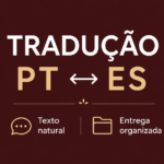 Eu vou traduzir e adaptar textos do português para espanhol