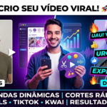 Eu vou criar seu Vídeo Viral com legendas e cortes viral